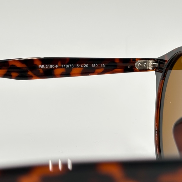 Ray-Ban rb2180 round Lens Classic Tortoise Sunglasses 51-145 - Picture 10 of 12